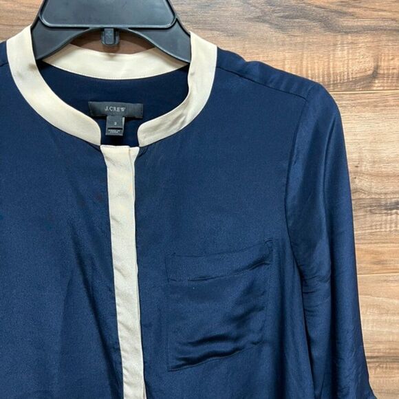 J. Crew size 2 navy dress - Picture 4 of 4